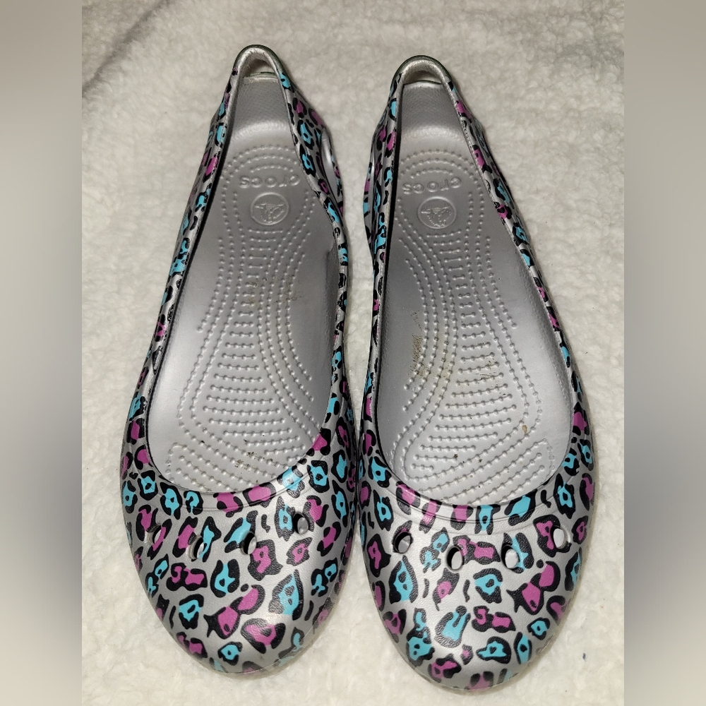 Crocs Kadee Size 8. Leopard print